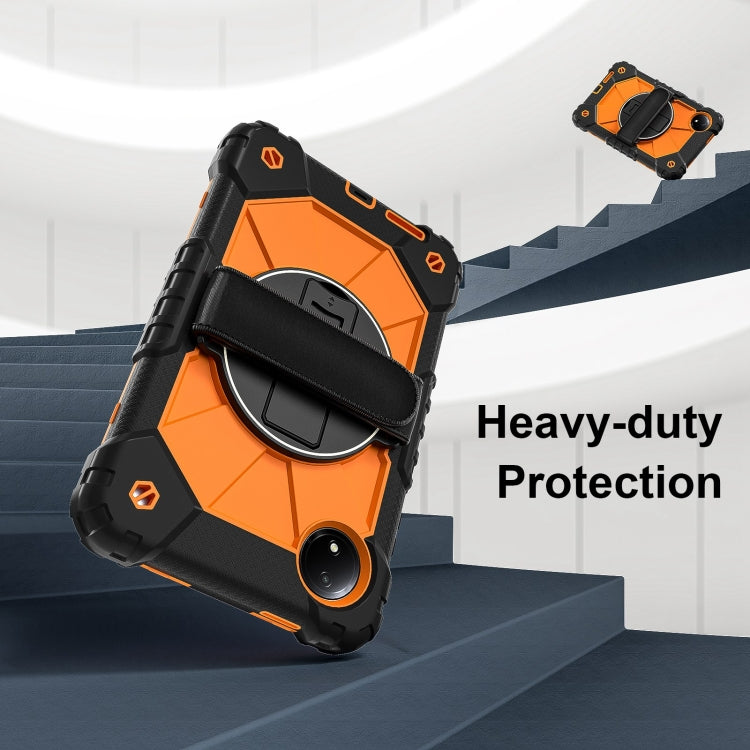 For Xiaomi Redmi Pad SE 8.7 Contrast Color Robot Silicone Hybrid PC Tablet Case