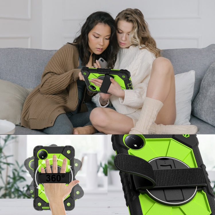 For Xiaomi Redmi Pad SE 8.7 Contrast Color Robot Silicone Hybrid PC Tablet Case