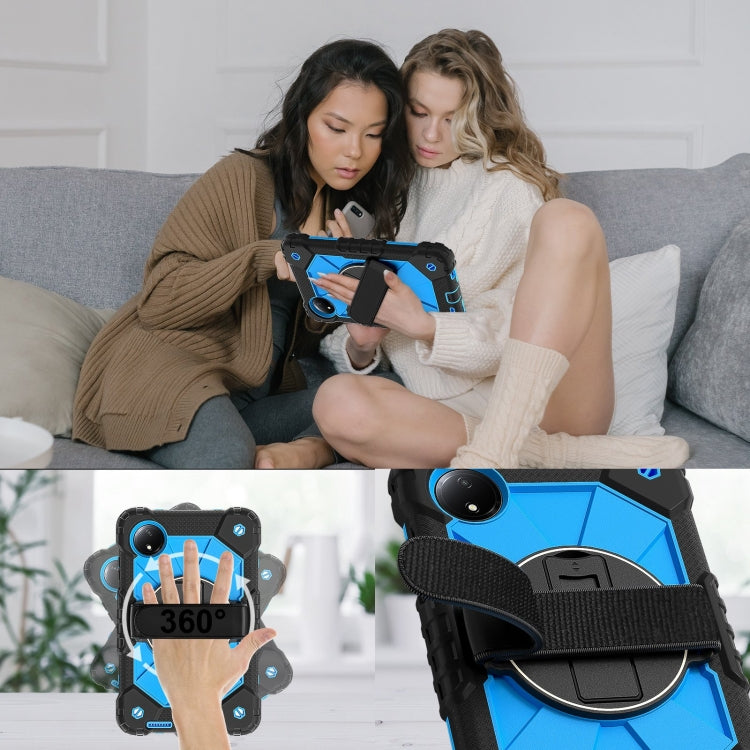 For Xiaomi Redmi Pad SE 8.7 Contrast Color Robot Silicone Hybrid PC Tablet Case