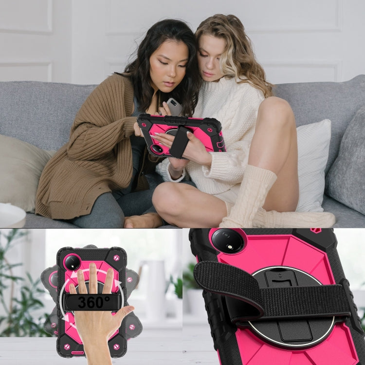 For Xiaomi Redmi Pad SE 8.7 Contrast Color Robot Silicone Hybrid PC Tablet Case