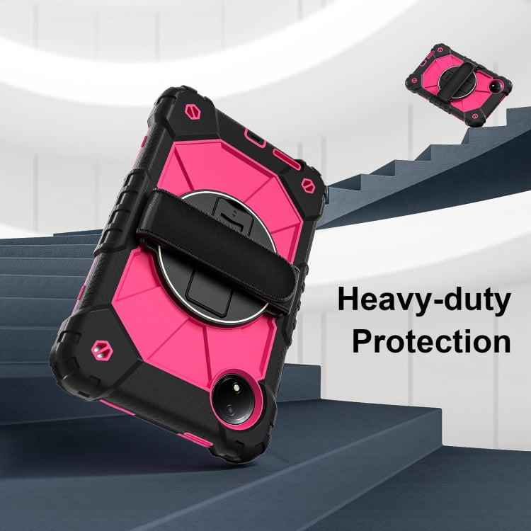 For Xiaomi Redmi Pad SE 8.7 Contrast Color Robot Silicone Hybrid PC Tablet Case