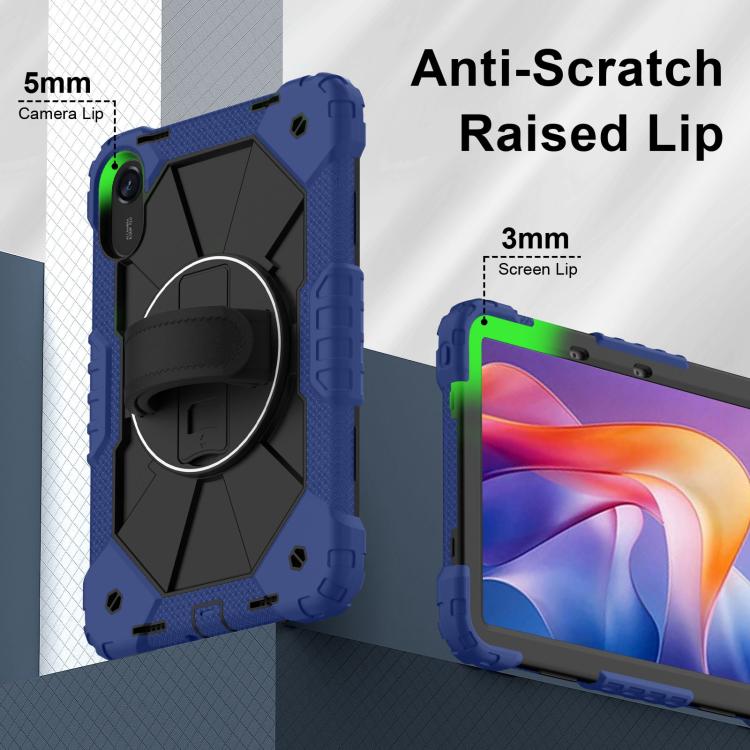 For Xiaomi Redmi Pad 2 11 2025 Contrast Color Robot Silicone Hybrid PC Tablet Case