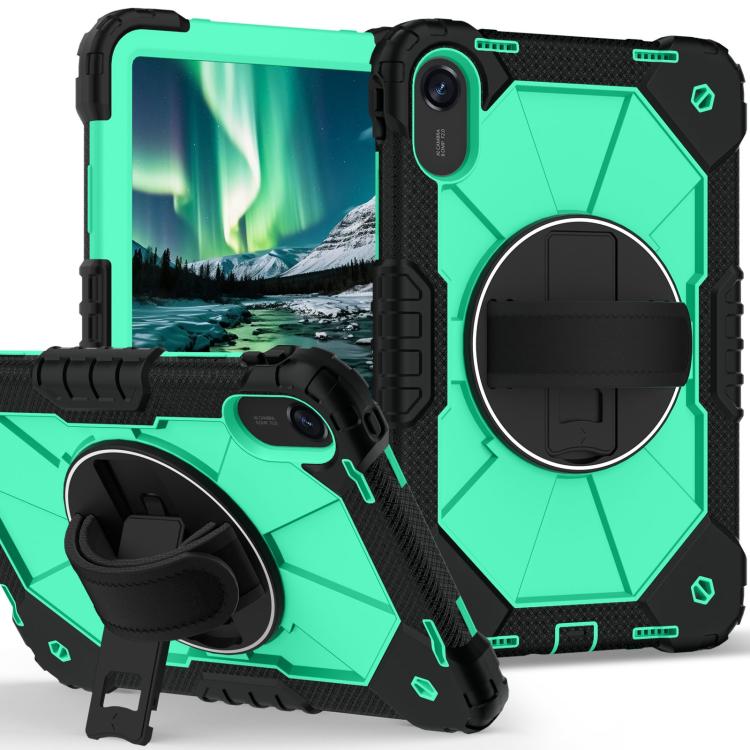 For Xiaomi Redmi Pad 2 11 2025 Contrast Color Robot Silicone Hybrid PC Tablet Case