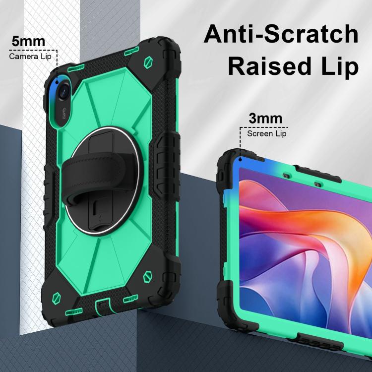 For Xiaomi Redmi Pad 2 11 2025 Contrast Color Robot Silicone Hybrid PC Tablet Case