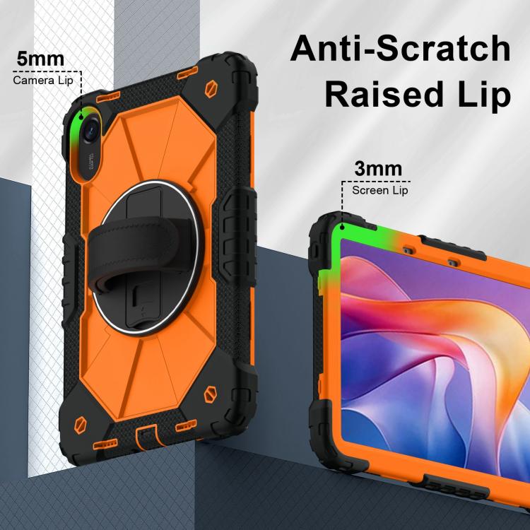 For Xiaomi Redmi Pad 2 11 2025 Contrast Color Robot Silicone Hybrid PC Tablet Case