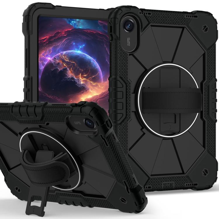 For Xiaomi Redmi Pad 2 11 2025 Contrast Color Robot Silicone Hybrid PC Tablet Case