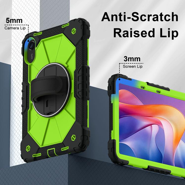 For Xiaomi Redmi Pad 2 11 2025 Contrast Color Robot Silicone Hybrid PC Tablet Case