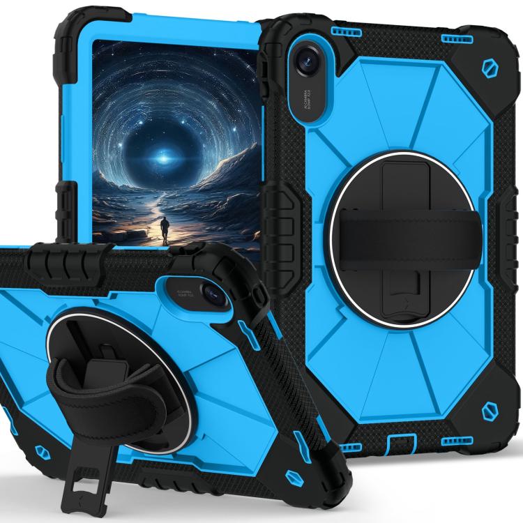 For Xiaomi Redmi Pad 2 11 2025 Contrast Color Robot Silicone Hybrid PC Tablet Case