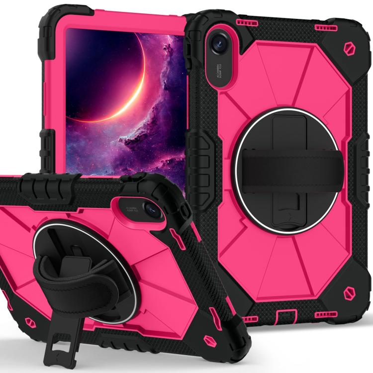 For Xiaomi Redmi Pad 2 11 2025 Contrast Color Robot Silicone Hybrid PC Tablet Case