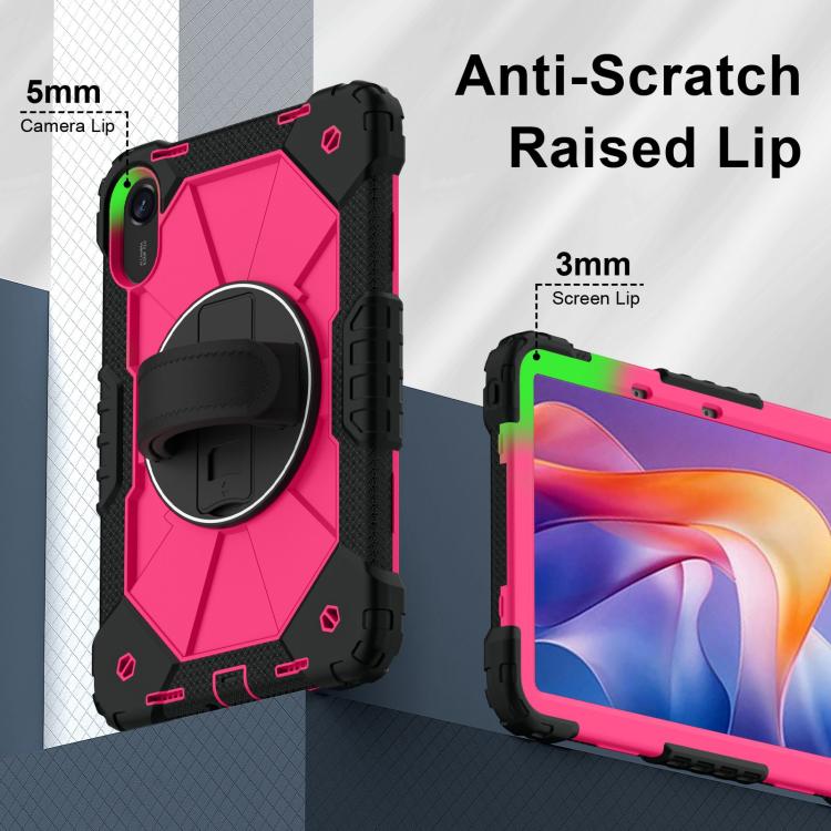 For Xiaomi Redmi Pad 2 11 2025 Contrast Color Robot Silicone Hybrid PC Tablet Case
