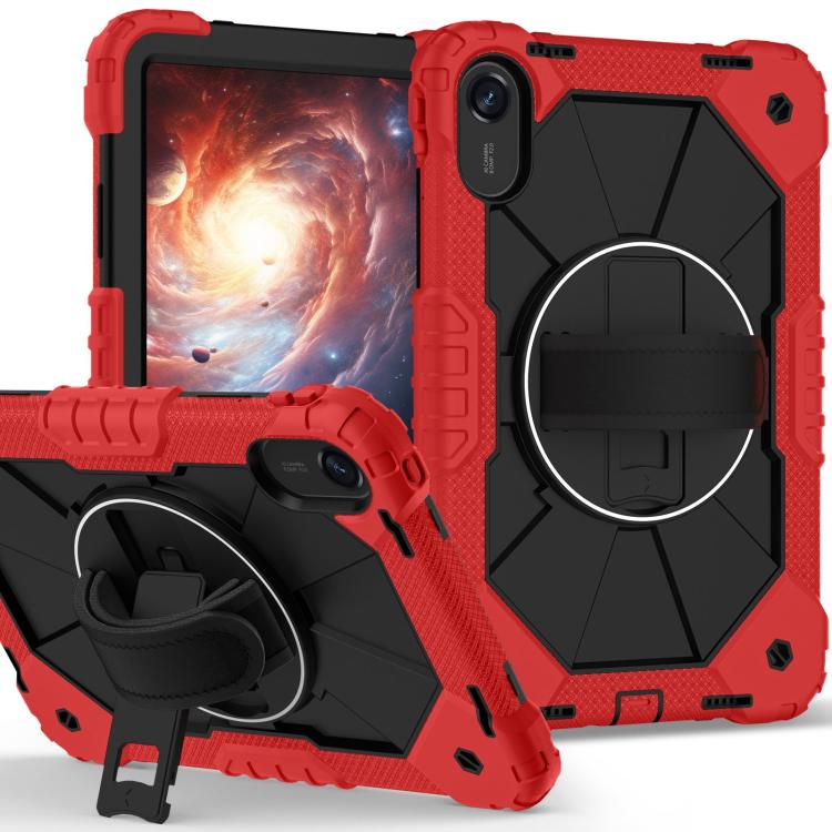 For Xiaomi Redmi Pad 2 11 2025 Contrast Color Robot Silicone Hybrid PC Tablet Case