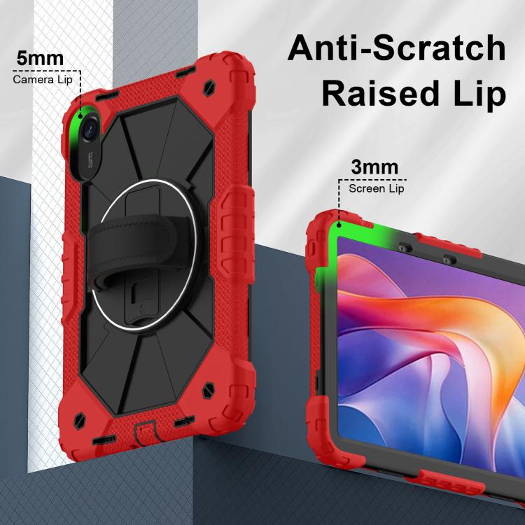 For Xiaomi Redmi Pad 2 11 2025 Contrast Color Robot Silicone Hybrid PC Tablet Case