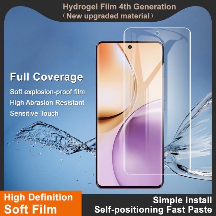 For Realme 14 Pro imak 4th Generation  Full Coverage Screen Hydrogel Film Protector