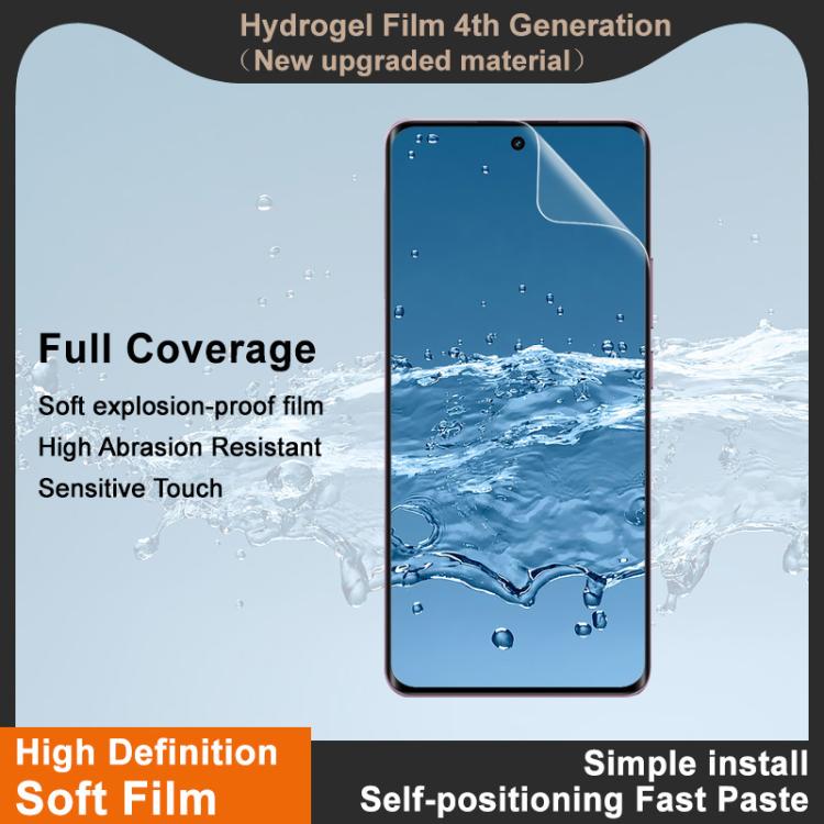 For Realme 14 Pro imak 4th Generation  Full Coverage Screen Hydrogel Film Protector