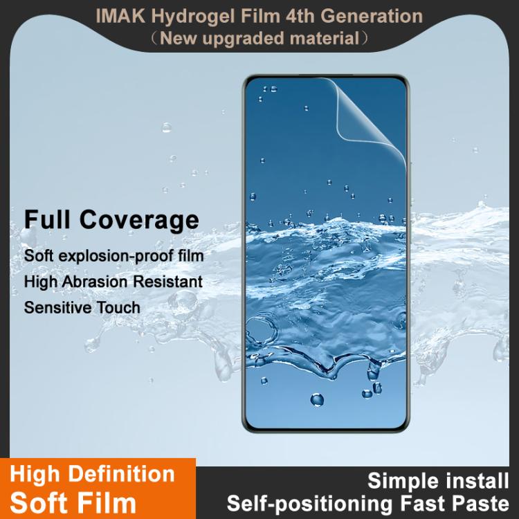 For Realme P4 Pro 5G imak 4th Generation  Full Coverage Screen Hydrogel Film Protector