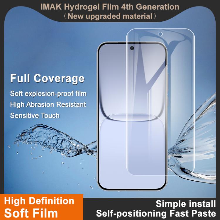 For Realme Neo8 5G imak 4th Generation  Full Coverage Screen Hydrogel Film Protector