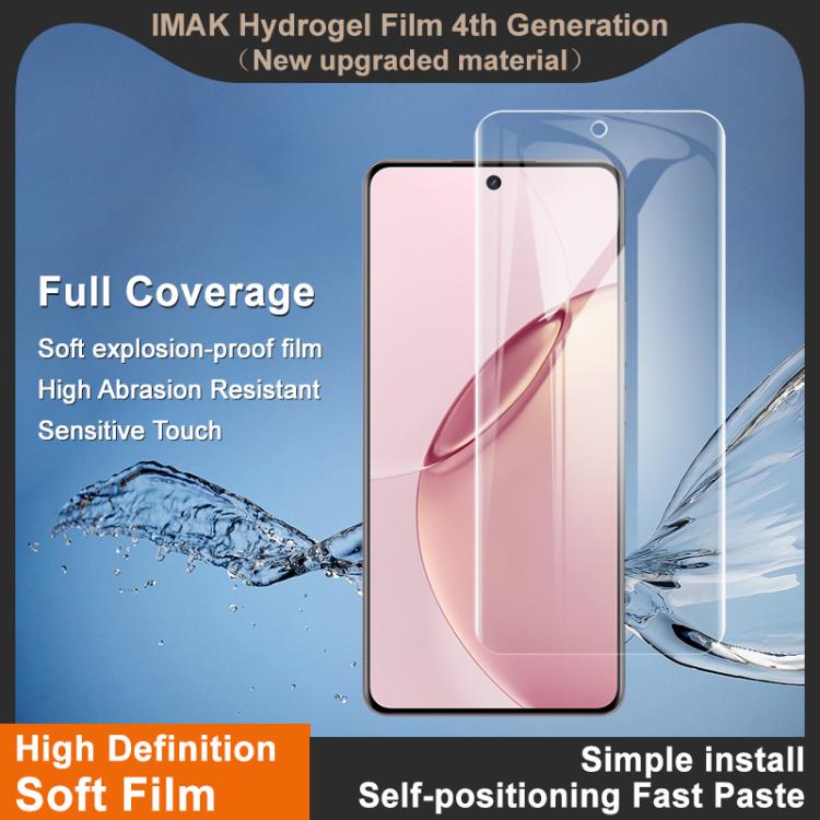 For Realme 16 Pro+ 5G Global imak 4th Generation  Full Coverage Screen Hydrogel Film Protector