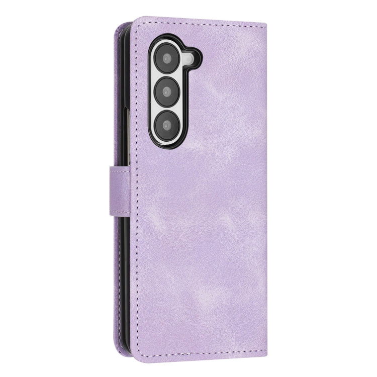 For Samsung Galaxy Z Fold6 Dream Triangle Leather Phone Case with Lanyard
