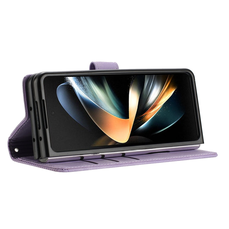 For Samsung Galaxy Z Fold6 Dream Triangle Leather Phone Case with Lanyard