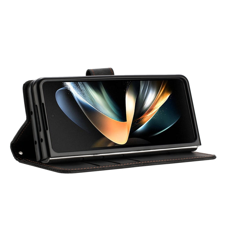 For Samsung Galaxy Z Fold6 Dream Triangle Leather Phone Case with Lanyard