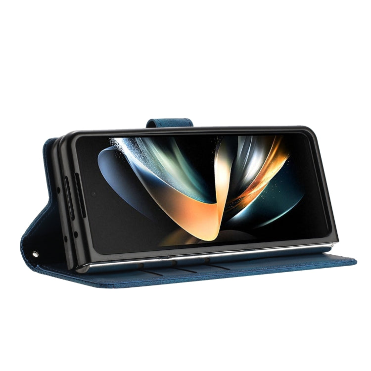 For Samsung Galaxy Z Fold5 Dream Triangle Leather Phone Case with Lanyard