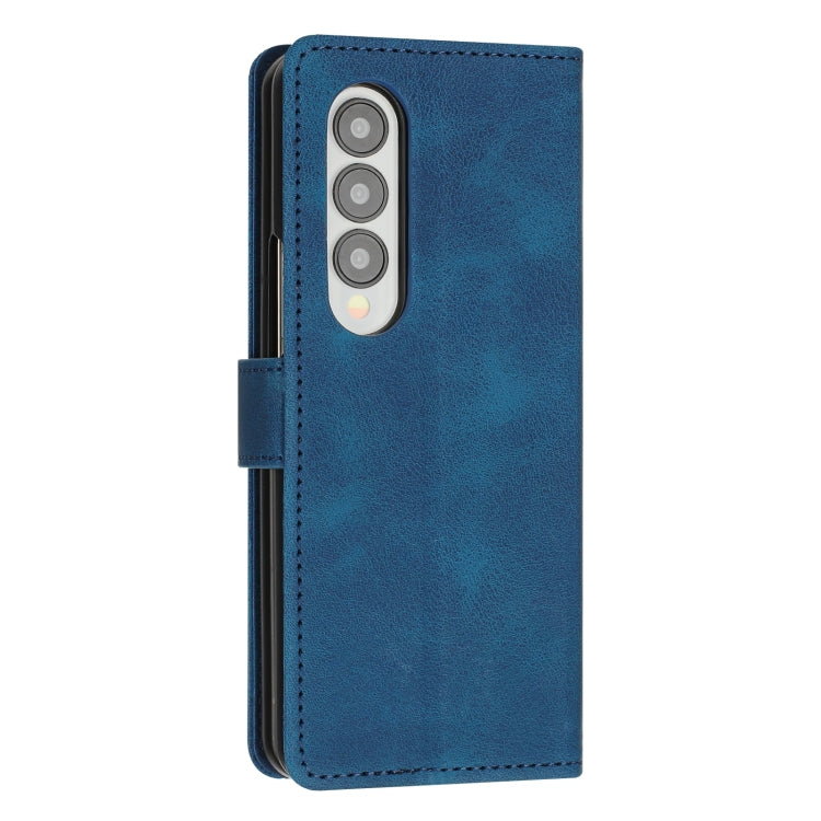 For Samsung Galaxy Z Fold3 5G Dream Triangle Leather Phone Case with Lanyard
