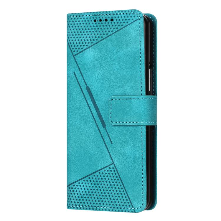 For Samsung Galaxy Z Fold7 Dream Triangle Leather Phone Case with Lanyard