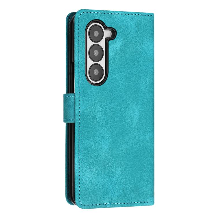 For Samsung Galaxy Z Fold7 Dream Triangle Leather Phone Case with Lanyard