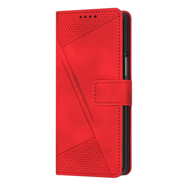 For Samsung Galaxy Z Fold7 Dream Triangle Leather Phone Case with Lanyard