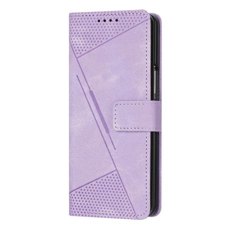 For Samsung Galaxy Z Fold7 Dream Triangle Leather Phone Case with Lanyard
