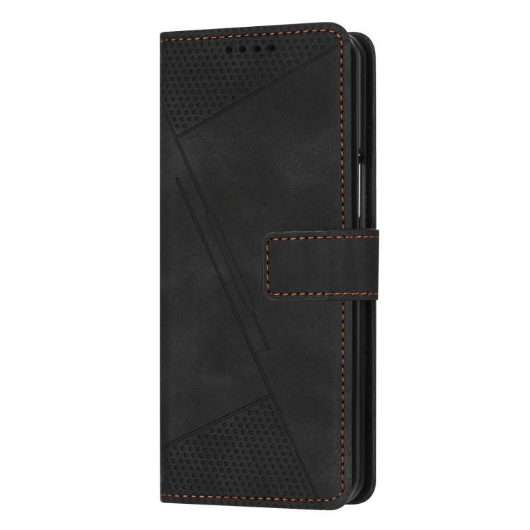 For Samsung Galaxy Z Fold7 Dream Triangle Leather Phone Case with Lanyard