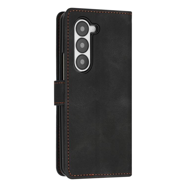 For Samsung Galaxy Z Fold7 Dream Triangle Leather Phone Case with Lanyard