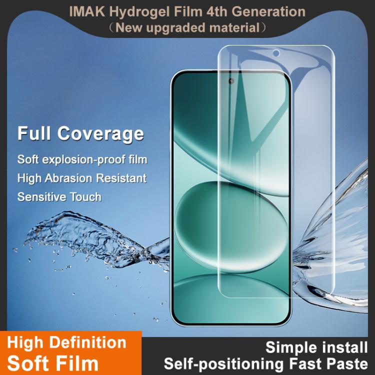 For Redmi Note 15 Pro 5G Global 163.6 imak 4th Generation  Full Coverage Screen Hydrogel Film Protector