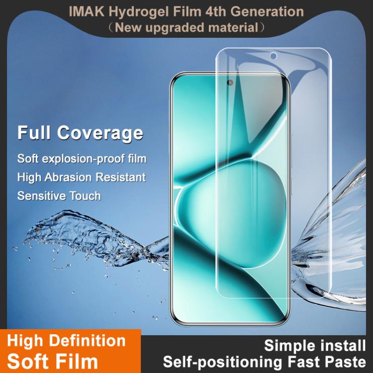For Redmi Note 15 Pro+ 5G Global 163.3 imak 4th Generation  Full Coverage Screen Hydrogel Film Protector