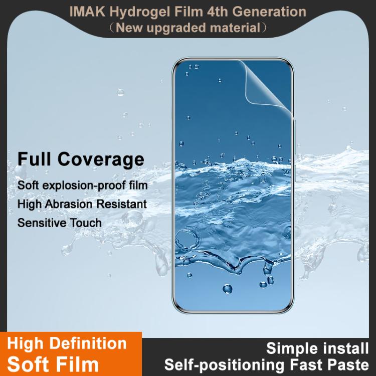 For Redmi Note 15 Pro+ 5G Global 163.3 imak 4th Generation  Full Coverage Screen Hydrogel Film Protector