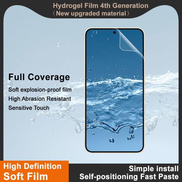 For Samsung Galaxy S25+ 5G imak 4th Generation  Full Coverage Screen Hydrogel Film Protector