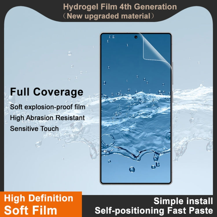 For Samsung Galaxy S25 Ultra 5G imak 4th Generation  Full Coverage Screen Hydrogel Film Protector