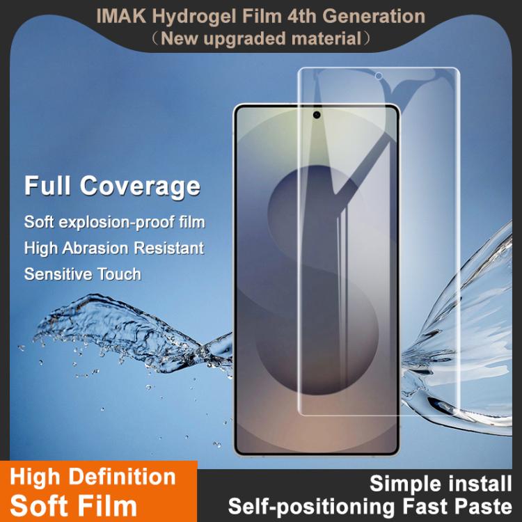 For Samsung Galaxy S26 Ultra 5G imak 4th Generation  Full Coverage Screen Hydrogel Film Protector