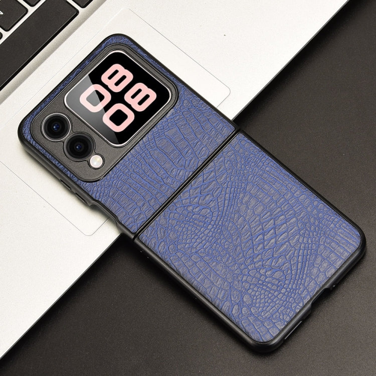 For Huawei nova Flip Crocodile Texture Back Cover Phone Case