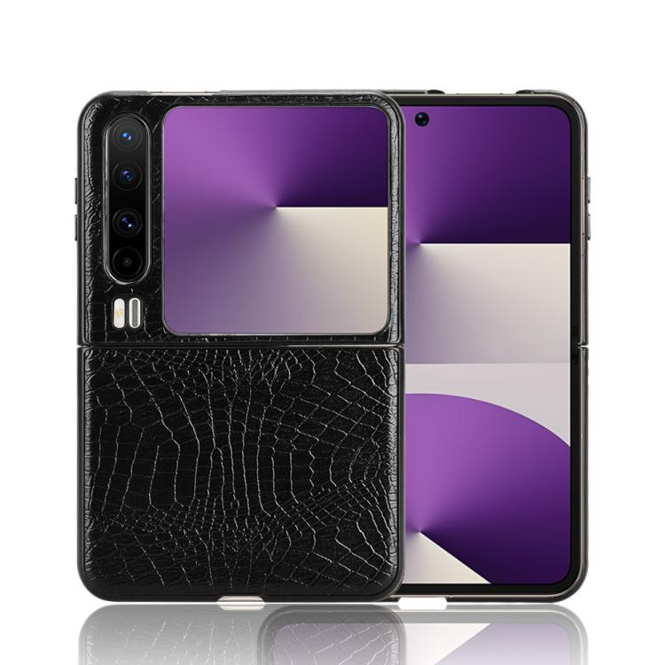 For Huawei Pura X Crocodile Texture Back Cover Phone Case