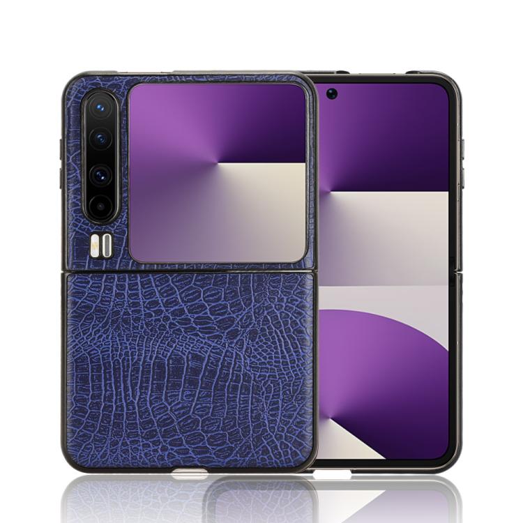 For Huawei Pura X Crocodile Texture Back Cover Phone Case