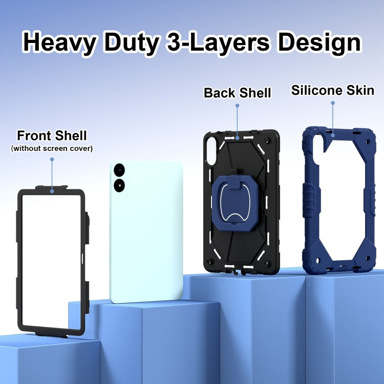 For Xiaomi Redmi Pad Pro 12.1 Contrast Color Robot Silicone Hybrid PC Tablet Case