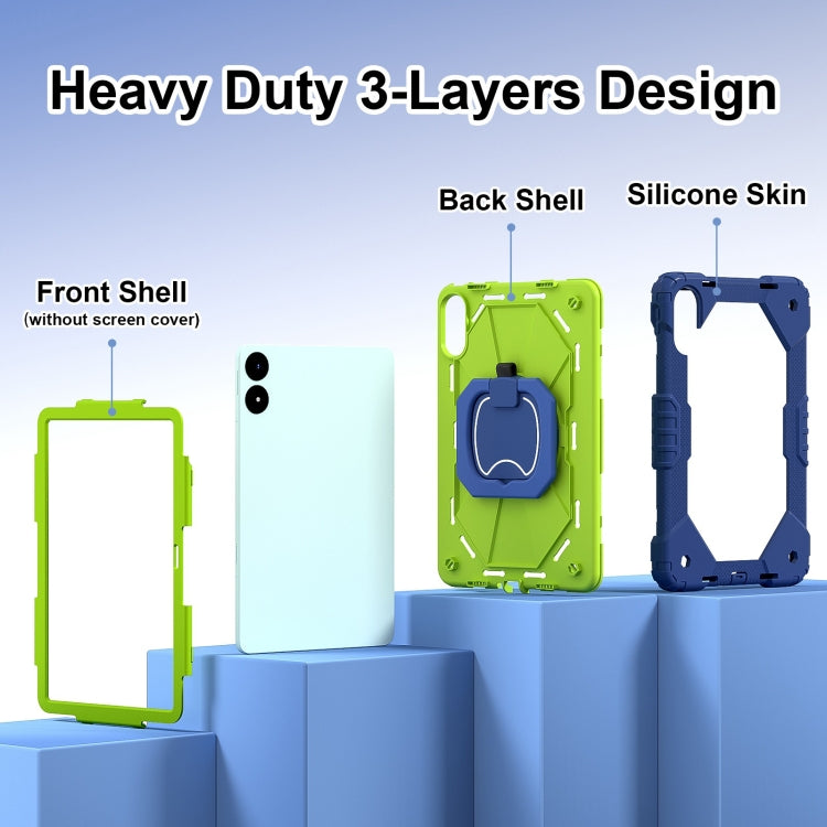 For Xiaomi Redmi Pad Pro 12.1 Contrast Color Robot Silicone Hybrid PC Tablet Case