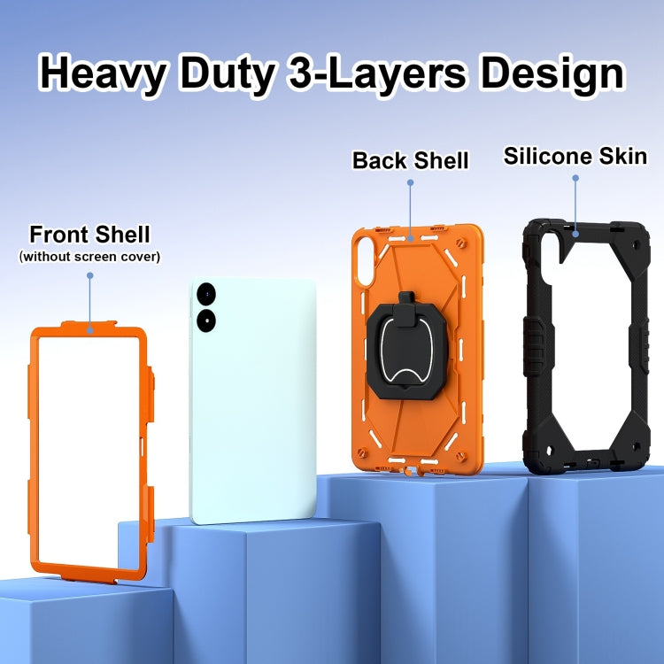 For Xiaomi Redmi Pad Pro 12.1 Contrast Color Robot Silicone Hybrid PC Tablet Case