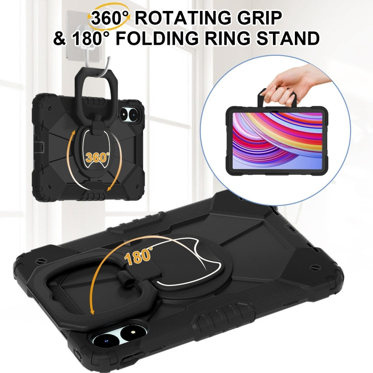 For Xiaomi Redmi Pad Pro 12.1 Contrast Color Robot Silicone Hybrid PC Tablet Case