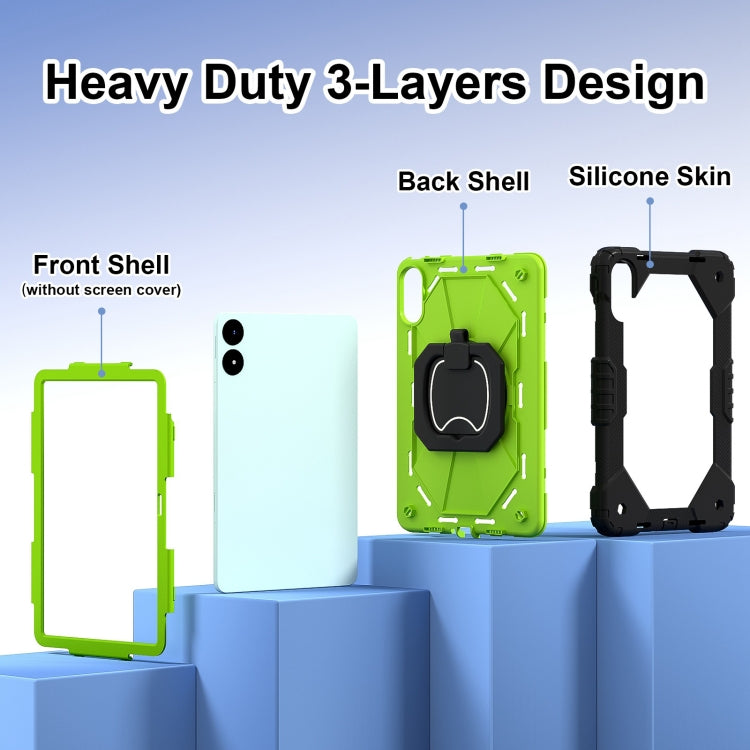 For Xiaomi Redmi Pad Pro 12.1 Contrast Color Robot Silicone Hybrid PC Tablet Case
