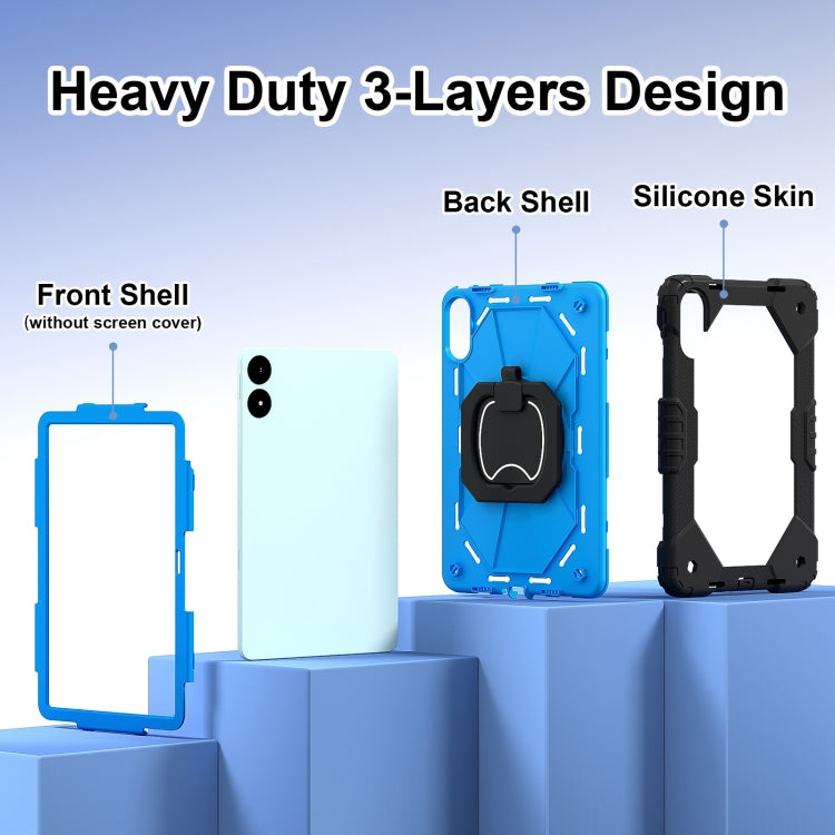 For Xiaomi Redmi Pad Pro 12.1 Contrast Color Robot Silicone Hybrid PC Tablet Case