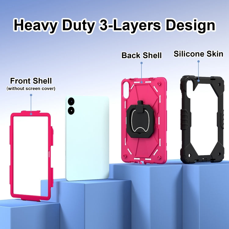 For Xiaomi Redmi Pad Pro 12.1 Contrast Color Robot Silicone Hybrid PC Tablet Case
