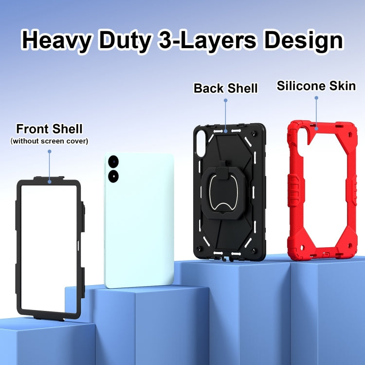 For Xiaomi Redmi Pad Pro 12.1 Contrast Color Robot Silicone Hybrid PC Tablet Case