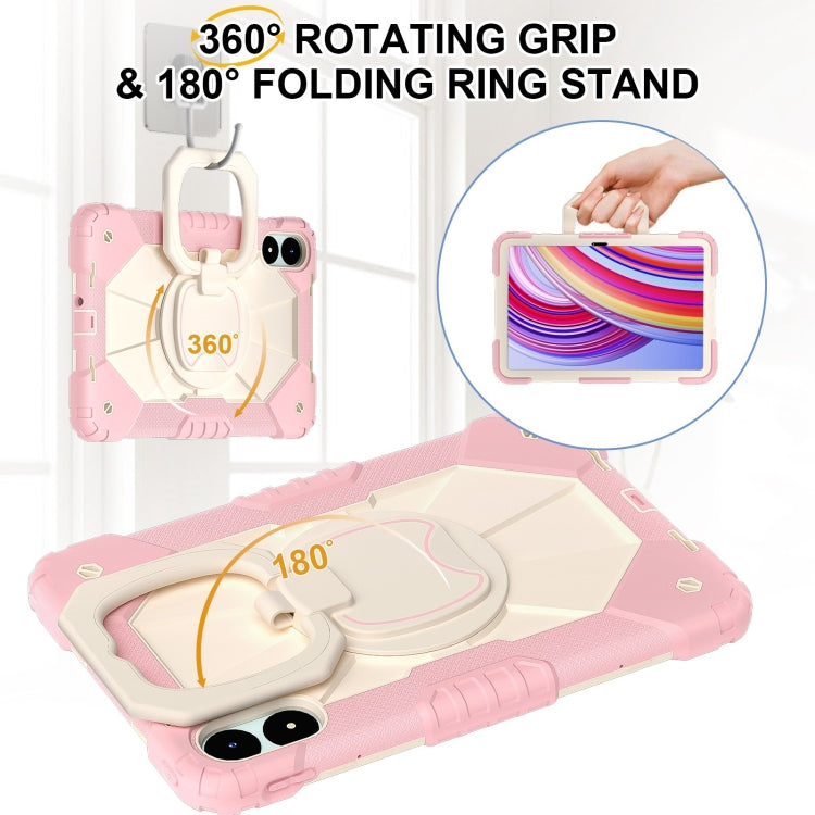 For Xiaomi Redmi Pad Pro 12.1 Contrast Color Robot Silicone Hybrid PC Tablet Case